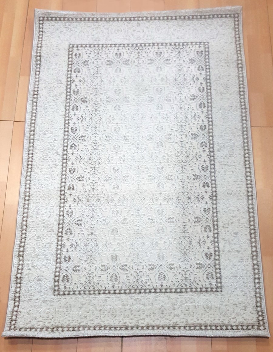 фото Ковер rixos 3960a прямой т.бежевый 80x150 sofia rugs