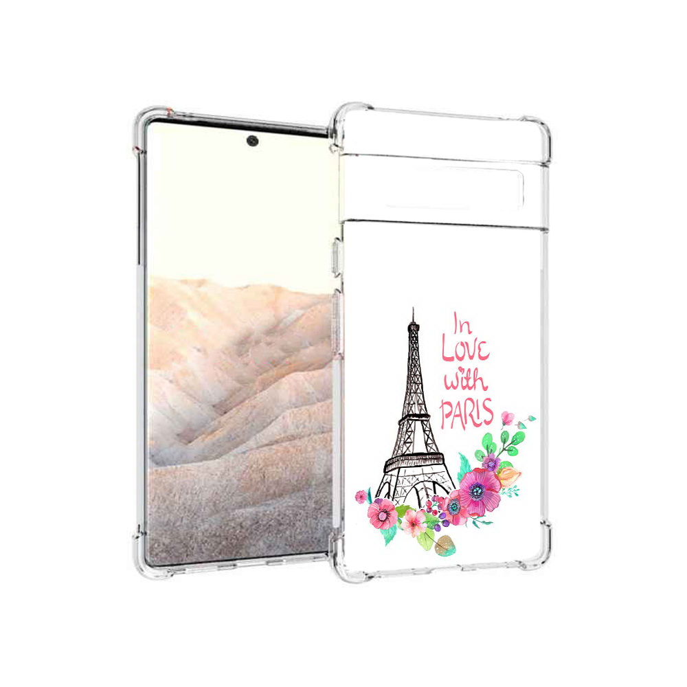 

Чехол MyPads Tocco для Google Pixel 6 Pro любимый париж, Прозрачный, Tocco