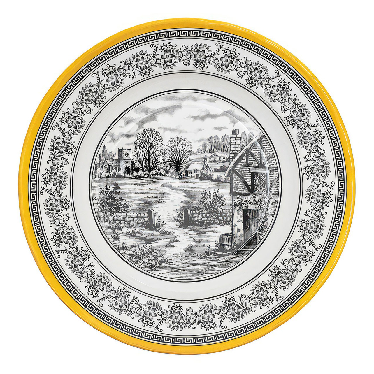 

Тарелка глубокая суповая Tudor England 22 см белая