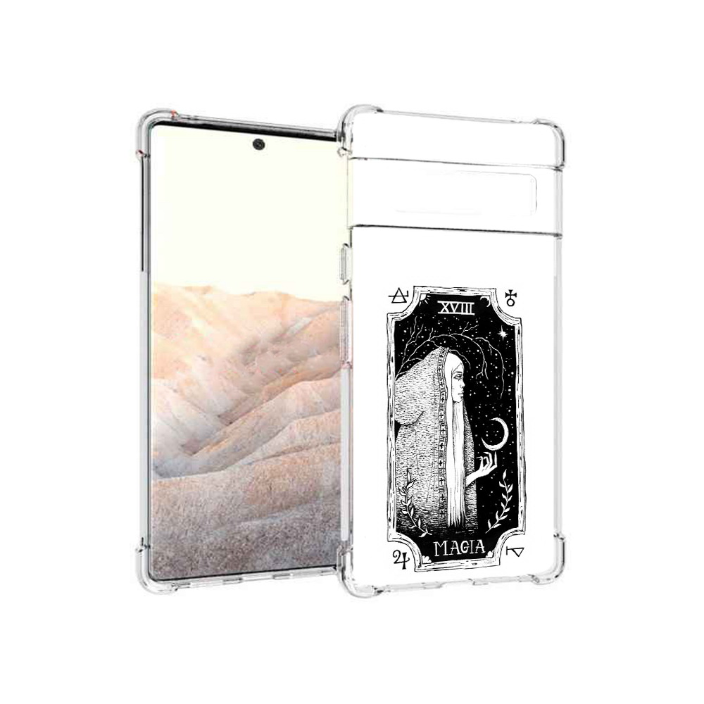 

Чехол MyPads Tocco для Google Pixel 6 Pro лунная магия, Прозрачный, Tocco