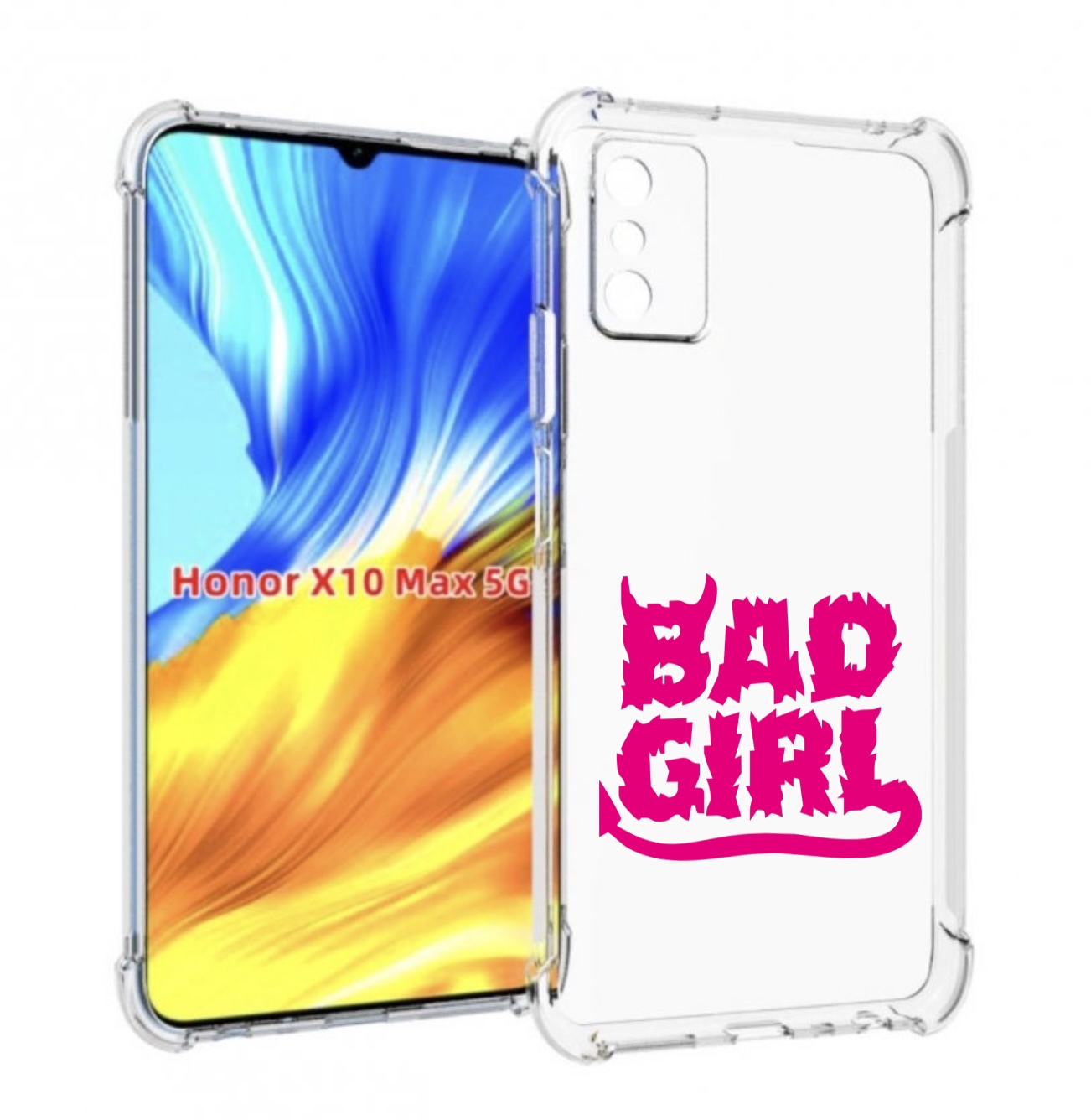 

Чехол MyPads плохая девочка для Honor X10 Max, Прозрачный, Tocco