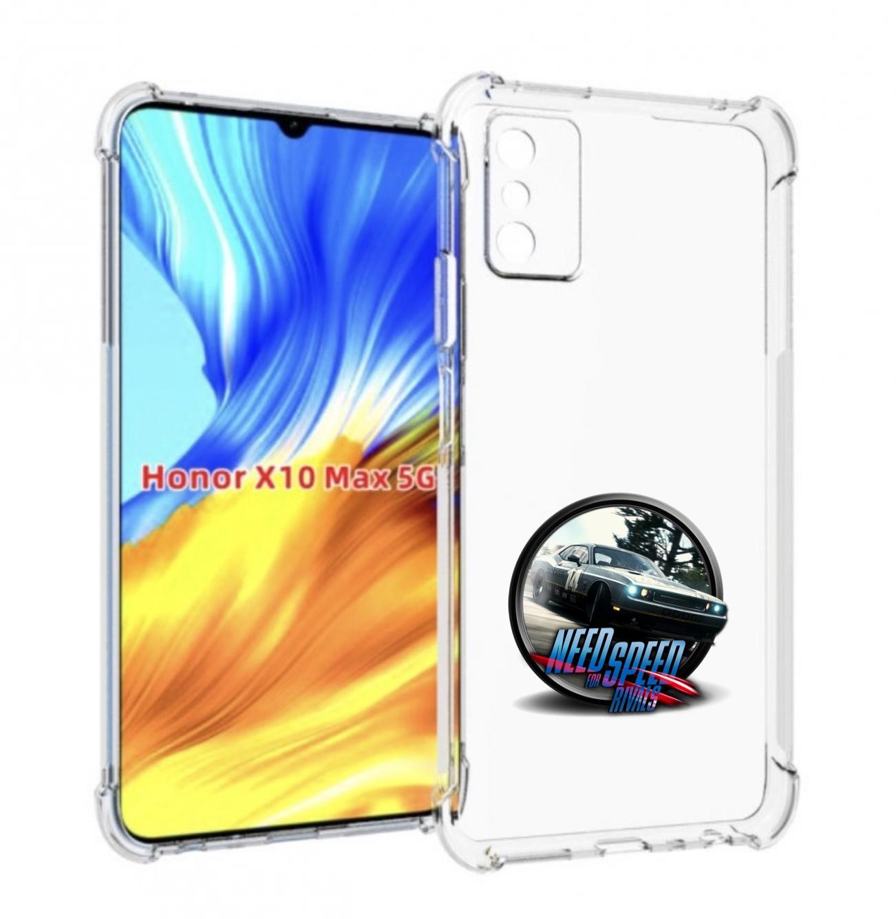 

Чехол MyPads Гонки для Honor X10 Max, Прозрачный, Tocco