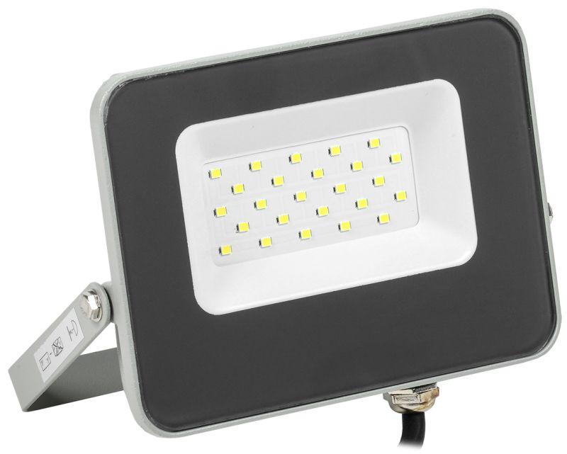 фото Прожектор сдо 07-20 led 20вт ip65 6500к сер. иэк lpdo701-20-k03 iek