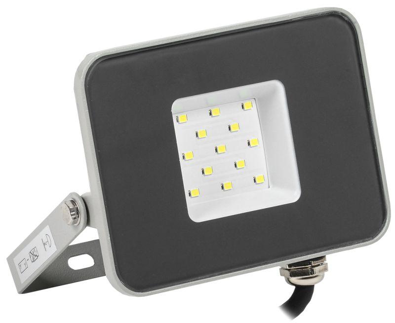 фото Прожектор сдо 07-10 led 10вт ip65 6500к сер. иэк lpdo701-10-k03 iek