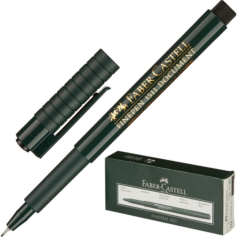 

Линер Faber-Castell FINEPEN 1511 0,4мм черный 151199, (3шт.)