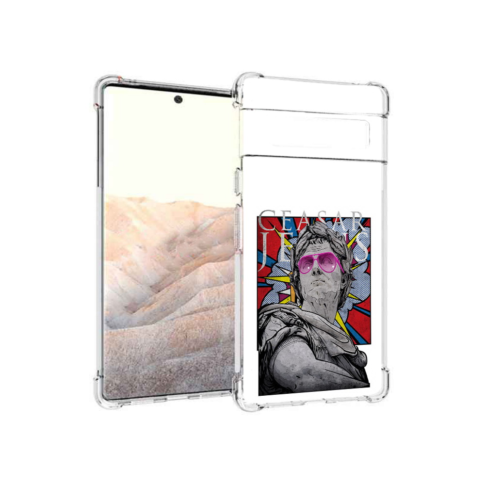 

Чехол MyPads Tocco для Google Pixel 6 Pro крутая статуя свободы, Прозрачный, Tocco