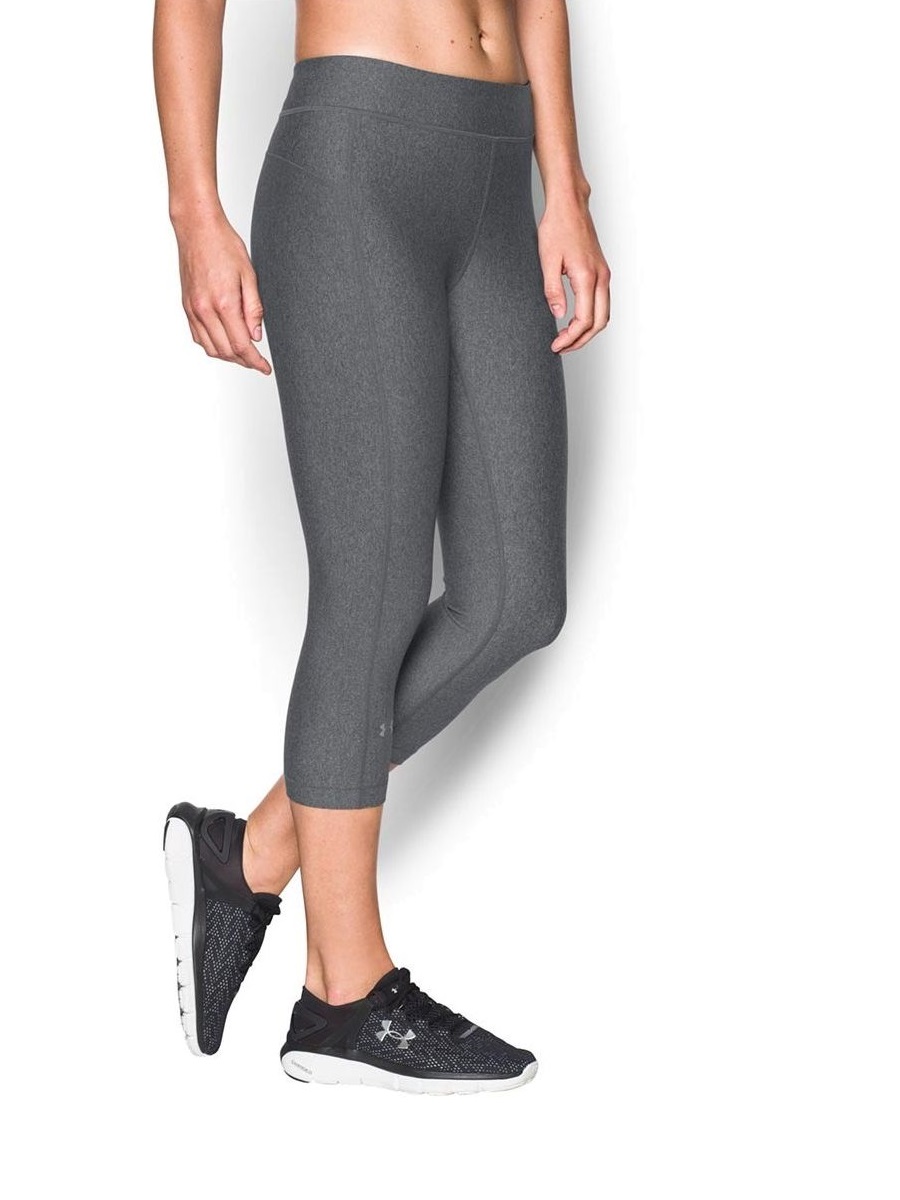 

Леггинсы женские Under Armour Ua Hg Capri серые XS, Ua Hg Capri