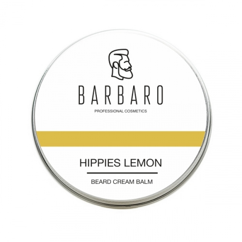 Крем-бальзам для бороды Barbaro Hippies Lemon 50 мл бальзам для ухода за бородой barbaro eastern sandal 26 гр