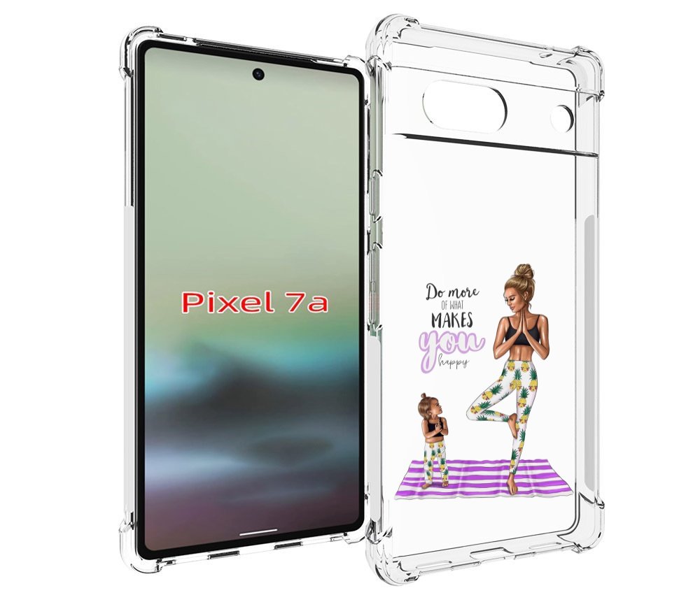 

Чехол MyPads Девочки-в-ананасах для Google Pixel 7A, Tocco