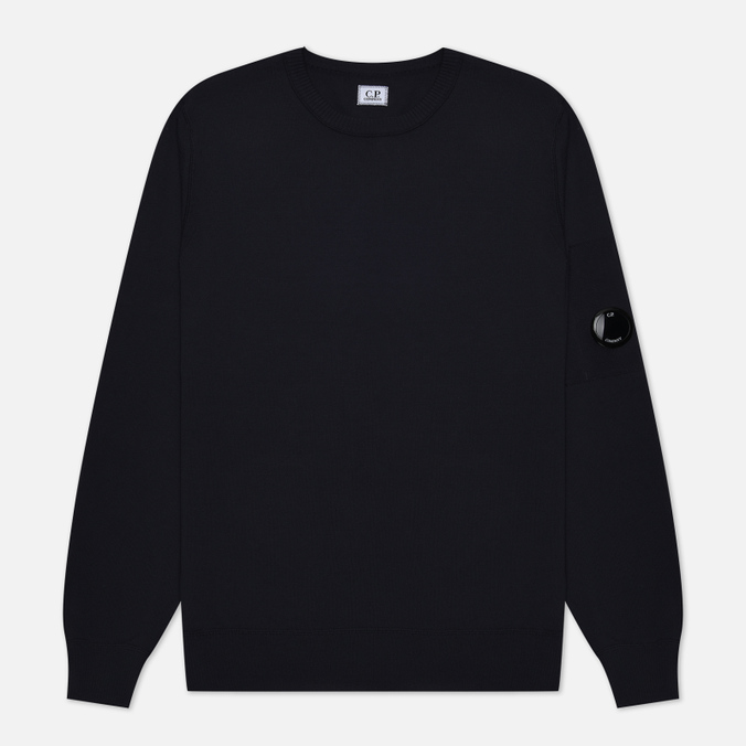 

Мужской свитер C.P. Company Cotton Crepe Crew Neck синий, Размер 48, Cotton Crepe Crew Neck