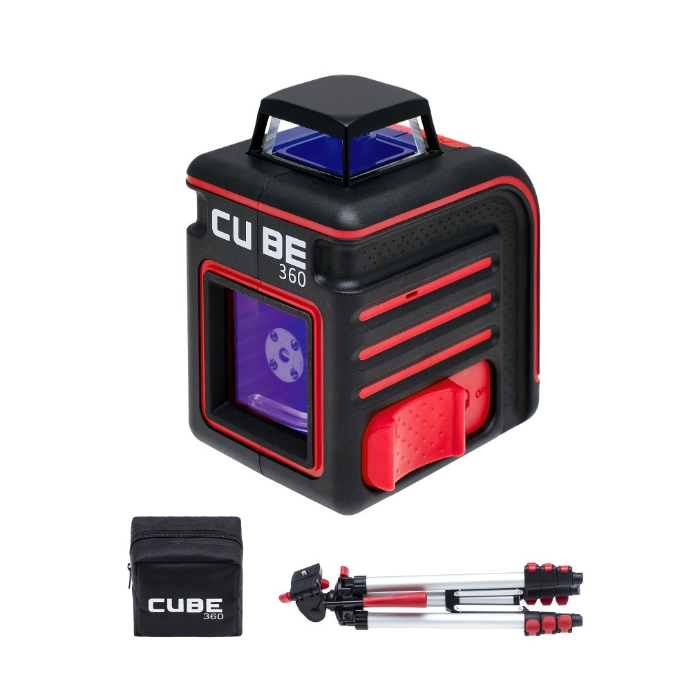 лазерный уровень ada cube 3d professional edition 1 5а штатив нейлоновая сумка 65х65х65мм до 20м Лазерный нивелир ADA Cube 360 Professional Edition