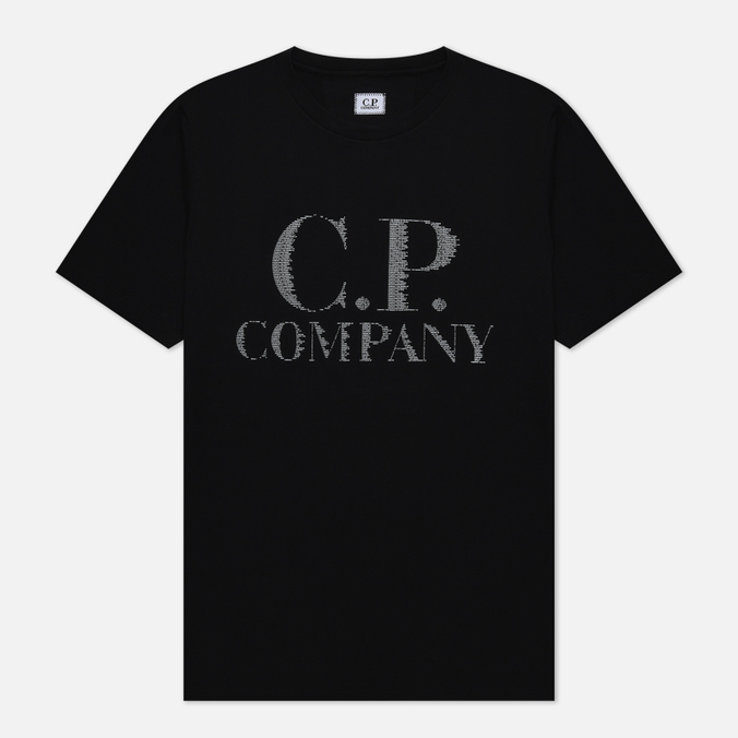 

Мужская футболка C.P. Company 30/1 Jersey Large Logo чёрный, Размер XXL, Черный, 30/1 Jersey Large Logo
