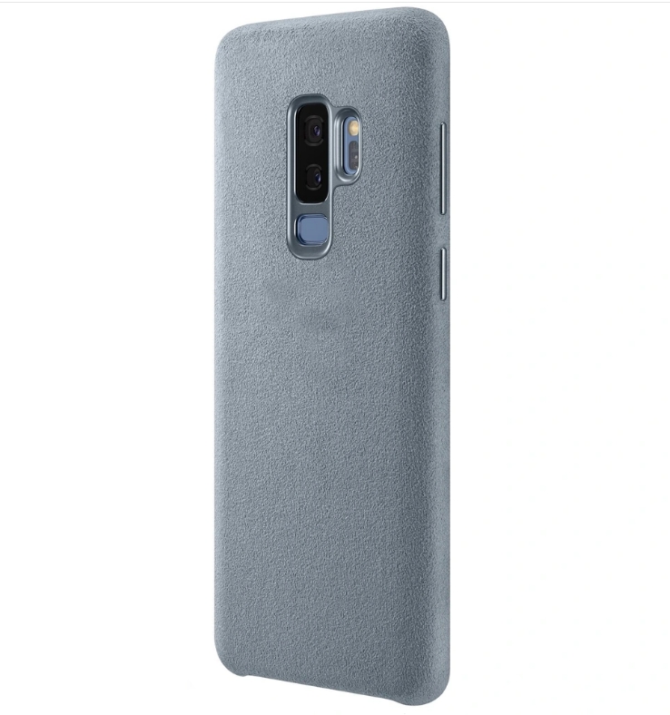 фото Чехол-накладка mypads alcantara cover ef-xg965 для samsung galaxy s9 plus sm-s965 (серый)