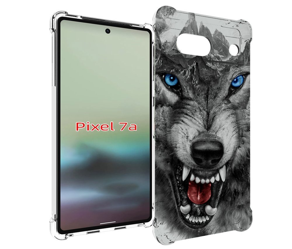 

Чехол MyPads Волк-частица мужской для Google Pixel 7A, Tocco