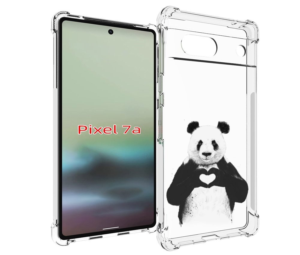 

Чехол MyPads Влюбленная панда для Google Pixel 7A, Tocco