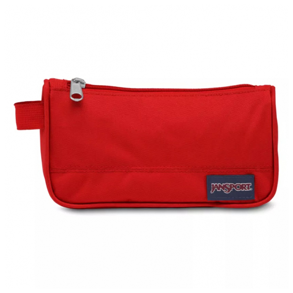 фото Косметичка унисекс jansport medium accessory pouch red tape, 12x22x5