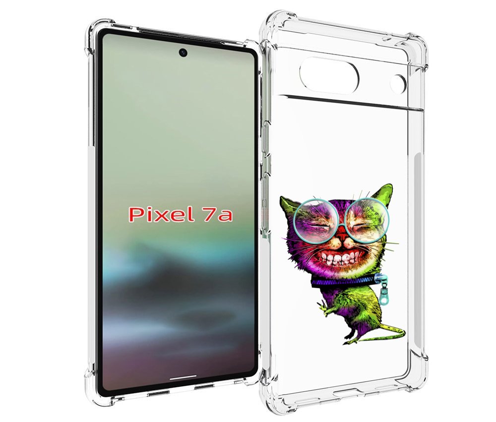 

Чехол MyPads Веселый кот для Google Pixel 7A, Tocco