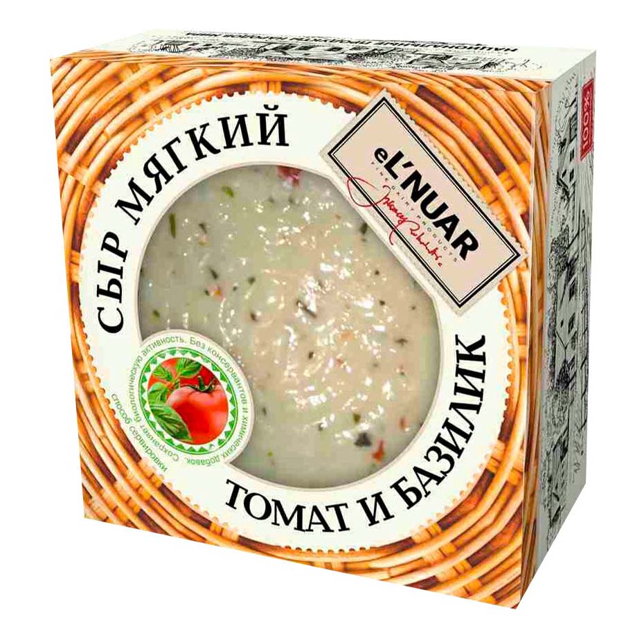 

Сыр El'Natur Томат и базилик 45% 300 г