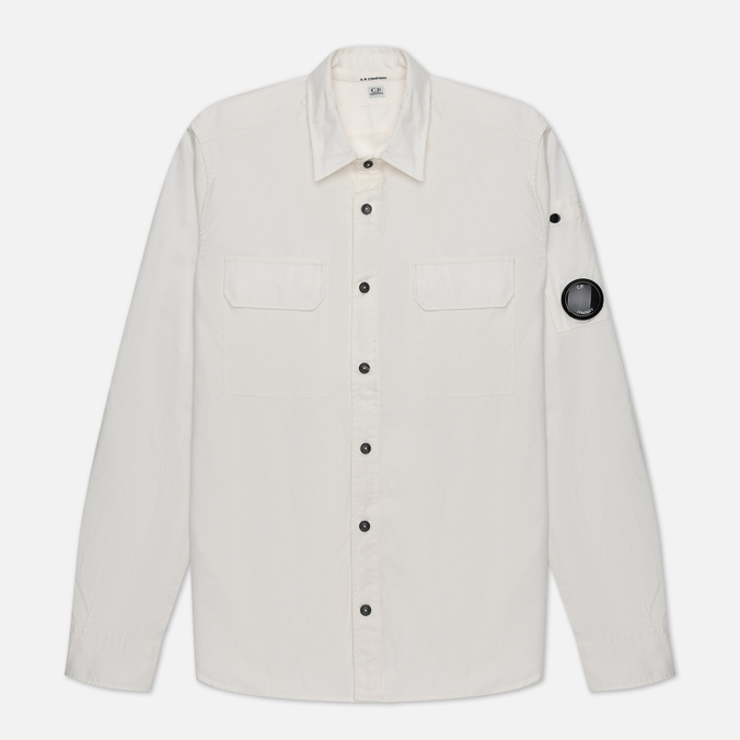 

Мужская рубашка C.P. Company Gabardine белый, Размер XXL, Gabardine