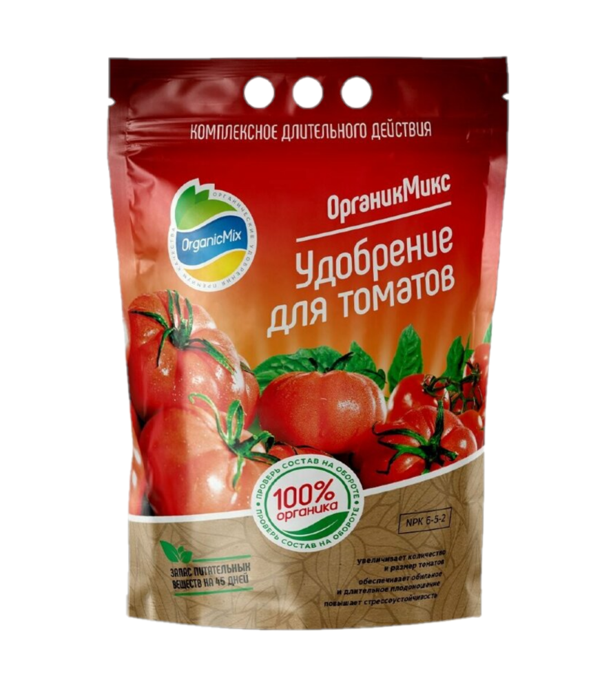 Органическое удобрение OrganicMix для томатов 11593 2,8 кг