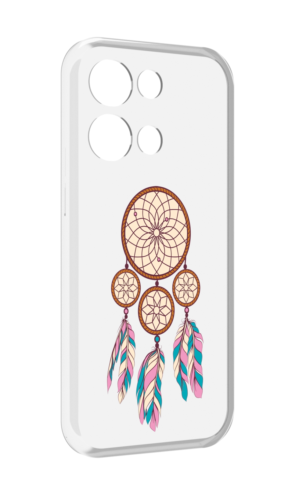 

Чехол MyPads ловец снов бежевый для OPPO Reno8 Pro, Прозрачный, Tocco