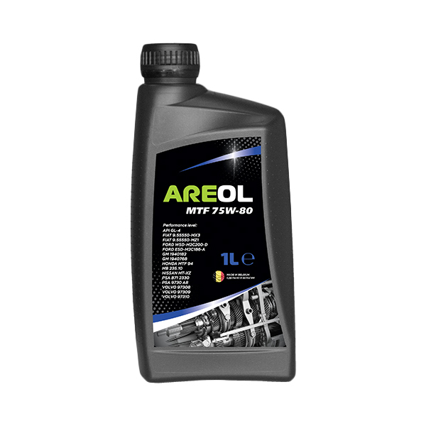 AREOL MTF 75W80 (1л) полусинт. трансм. масло для робот. и МКПП API GL-4, AREOL 75W80AR107