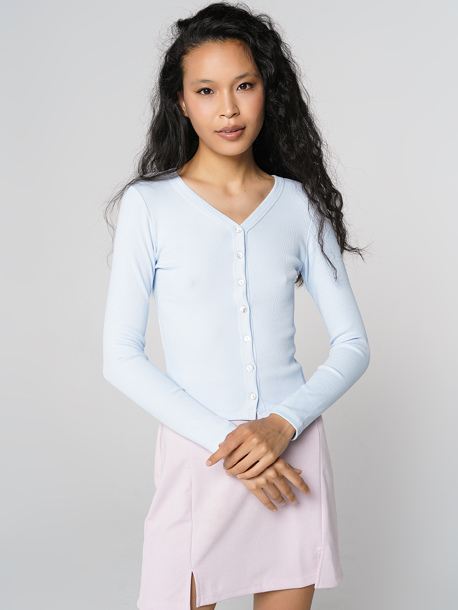 

Кардиган женский ТВОЕ 83473 голубой XL, 83473