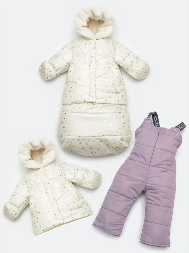 Комплект верхней одежды Orso Bianco OB10981-02, кремовый, 68