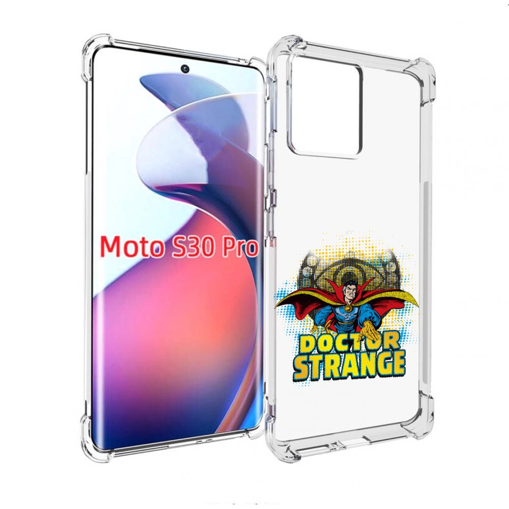 

Чехол MyPads доктор стренж рисунок для Motorola Moto S30 Pro, Прозрачный, Tocco