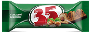 

Шоколадные конфеты 35 с ореховой начинкой