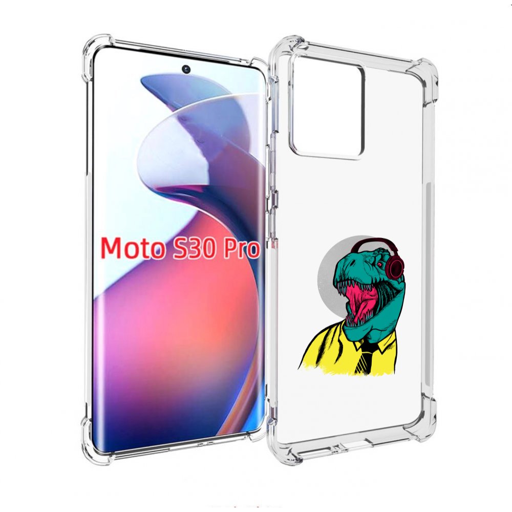 

Чехол MyPads дино для Motorola Moto S30 Pro, Прозрачный, Tocco