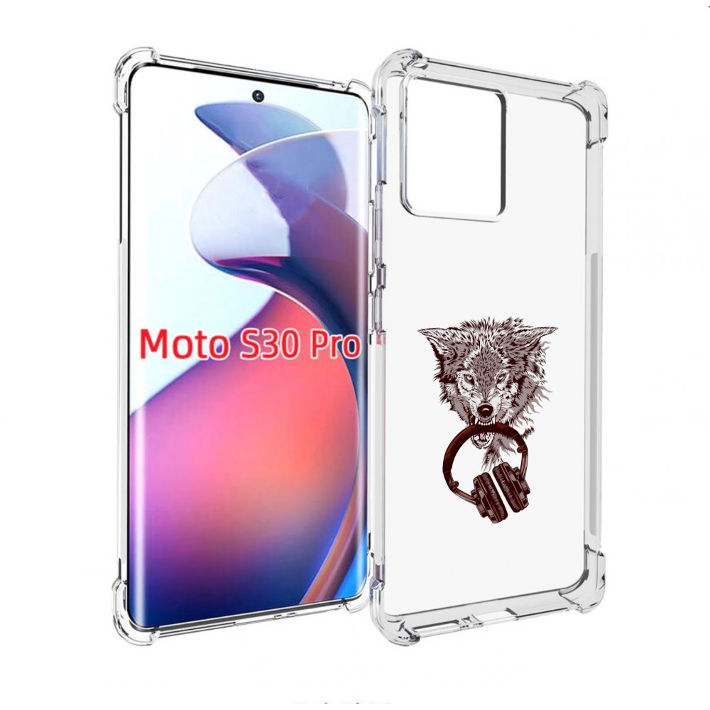 

Чехол MyPads дикий волк для Motorola Moto S30 Pro, Прозрачный, Tocco