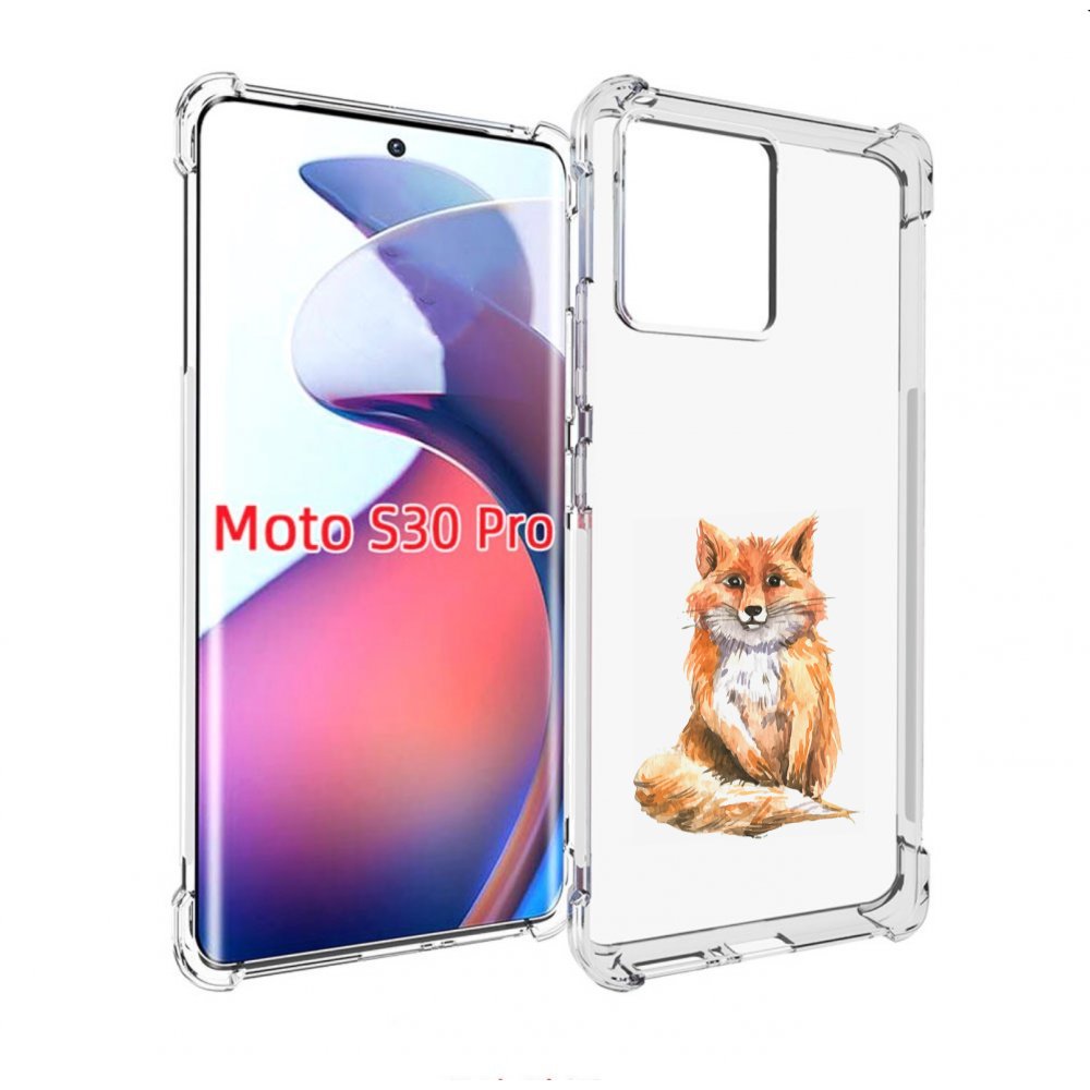 

Чехол MyPads детская лиса для Motorola Moto S30 Pro, Прозрачный, Tocco