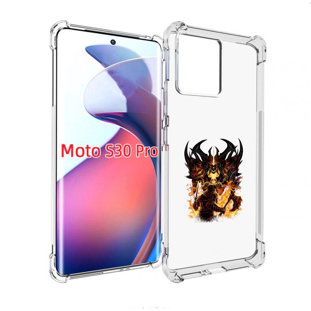 

Чехол MyPads демон shadow fiend для Motorola Moto S30 Pro, Прозрачный, Tocco