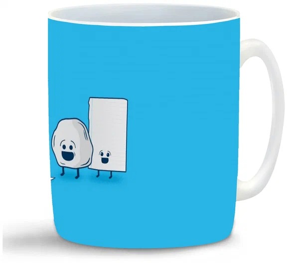 

Кружка CoolPodarok Илюстрация. Ножницы с бумагой