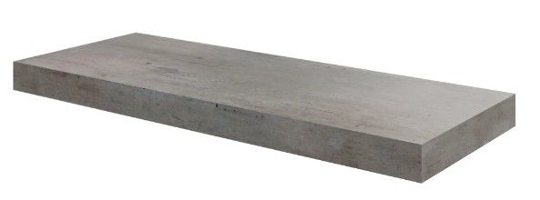 

Полка мебельная прямая Leviate 600x235x38 мм, МДФ, цвет Бетон, LER82877535