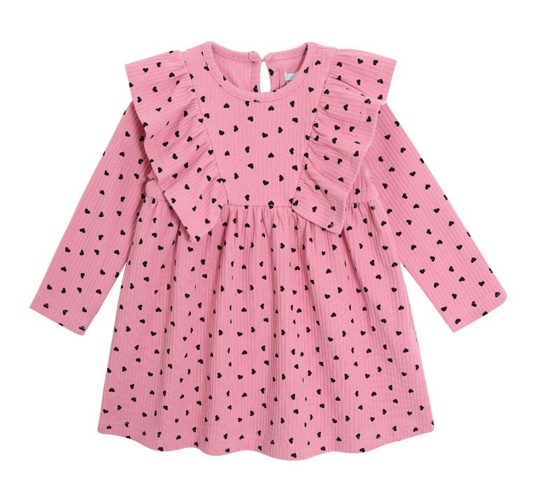 

Платье детское Kari Baby AW24B22103504, темно-розовый, 68, 234546