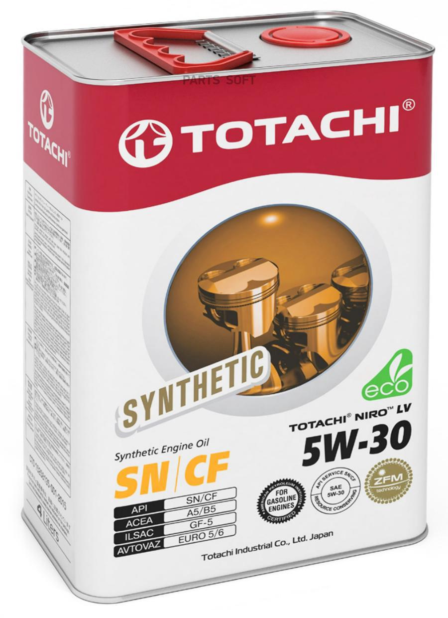 

Моторное масло Totachi синтетическое NIRO LV Sintetic 5W30 API SP ILSAC GF-5 4л