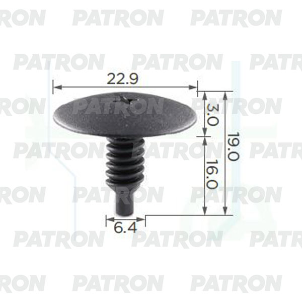 

Клипса Пластмассовая PATRON p370560