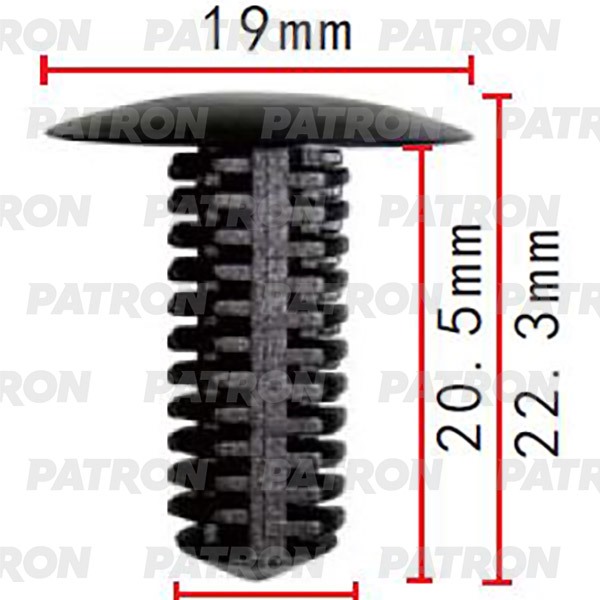 

Клипса Автомобильная PATRON P372086