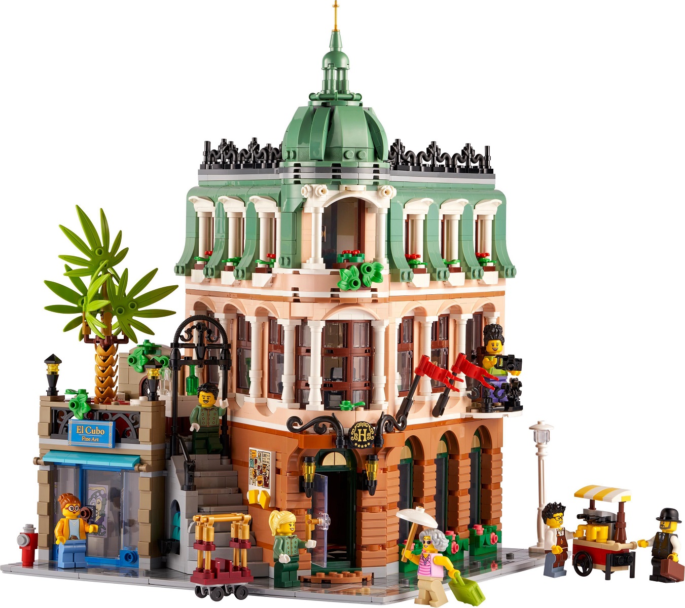 Конструктор Lepin Icons Бутик отель с фигурками, детализация, 3066 дет