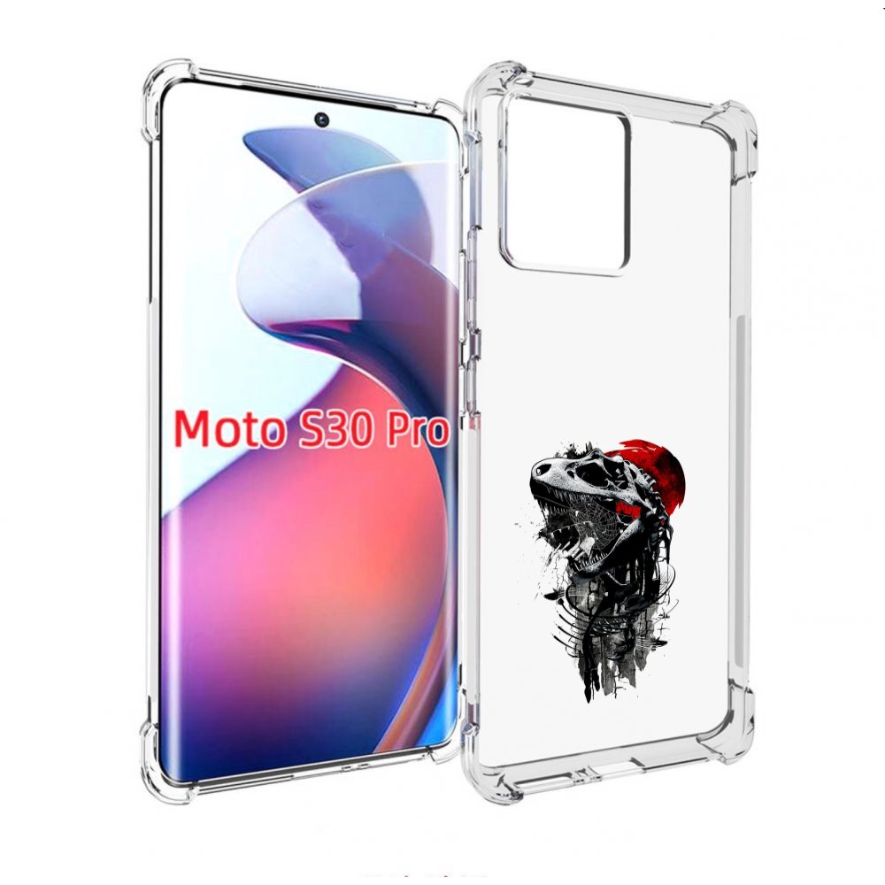 

Чехол MyPads вымерший динозавр для Motorola Moto S30 Pro, Прозрачный, Tocco