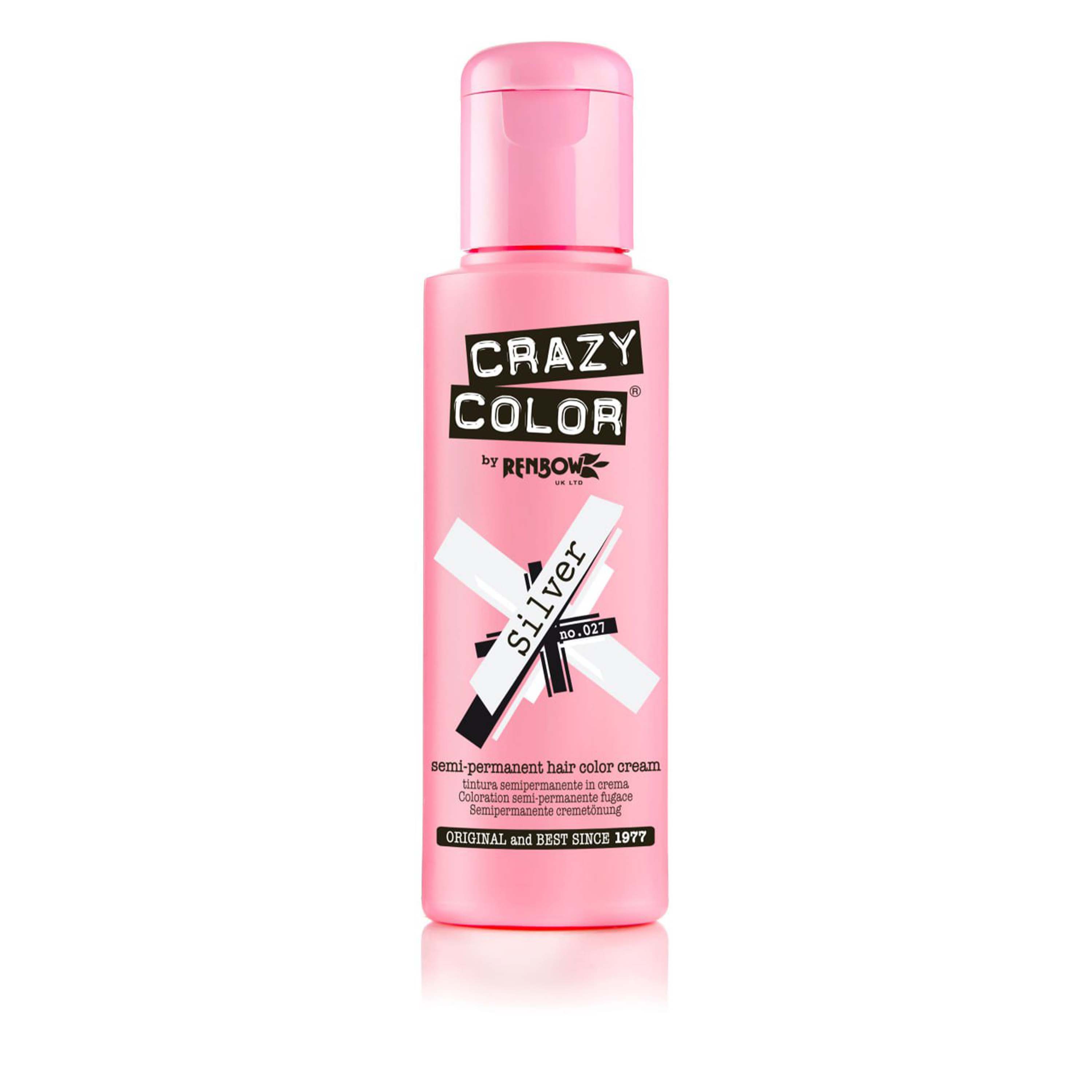 

Профессиональная краска для волос Crazy Color Silver 1 шт, CC