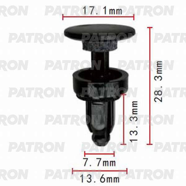 Клипса Автомобильная PATRON P370113