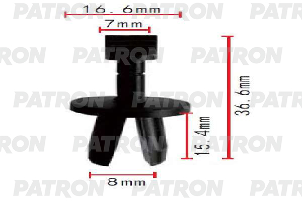 

Клипса Автомобильная PATRON P371797