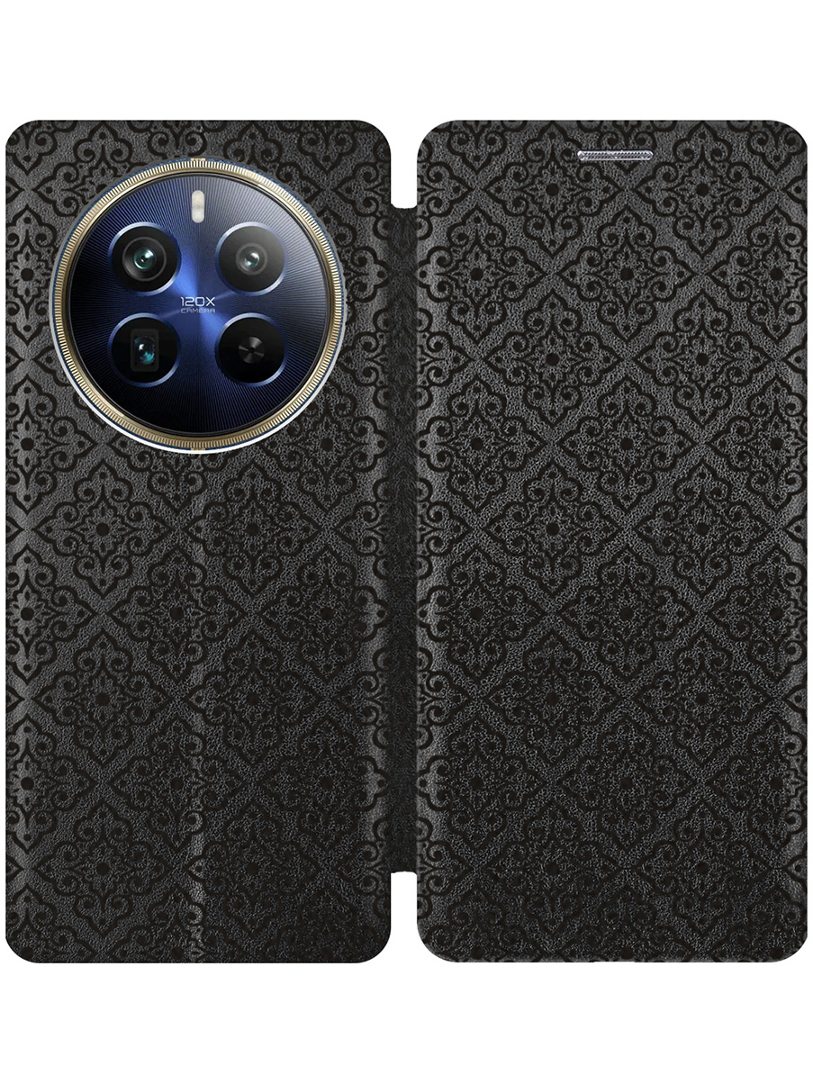 

Чехол-книжка на Realme 12 Pro 5g / 12 Pro+ 5g с принтом "Стильный паттерн" черный, 782631832