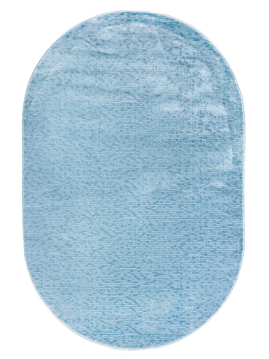 фото Ковер rixos 3949a овал с.голубой 80x150 sofia rugs