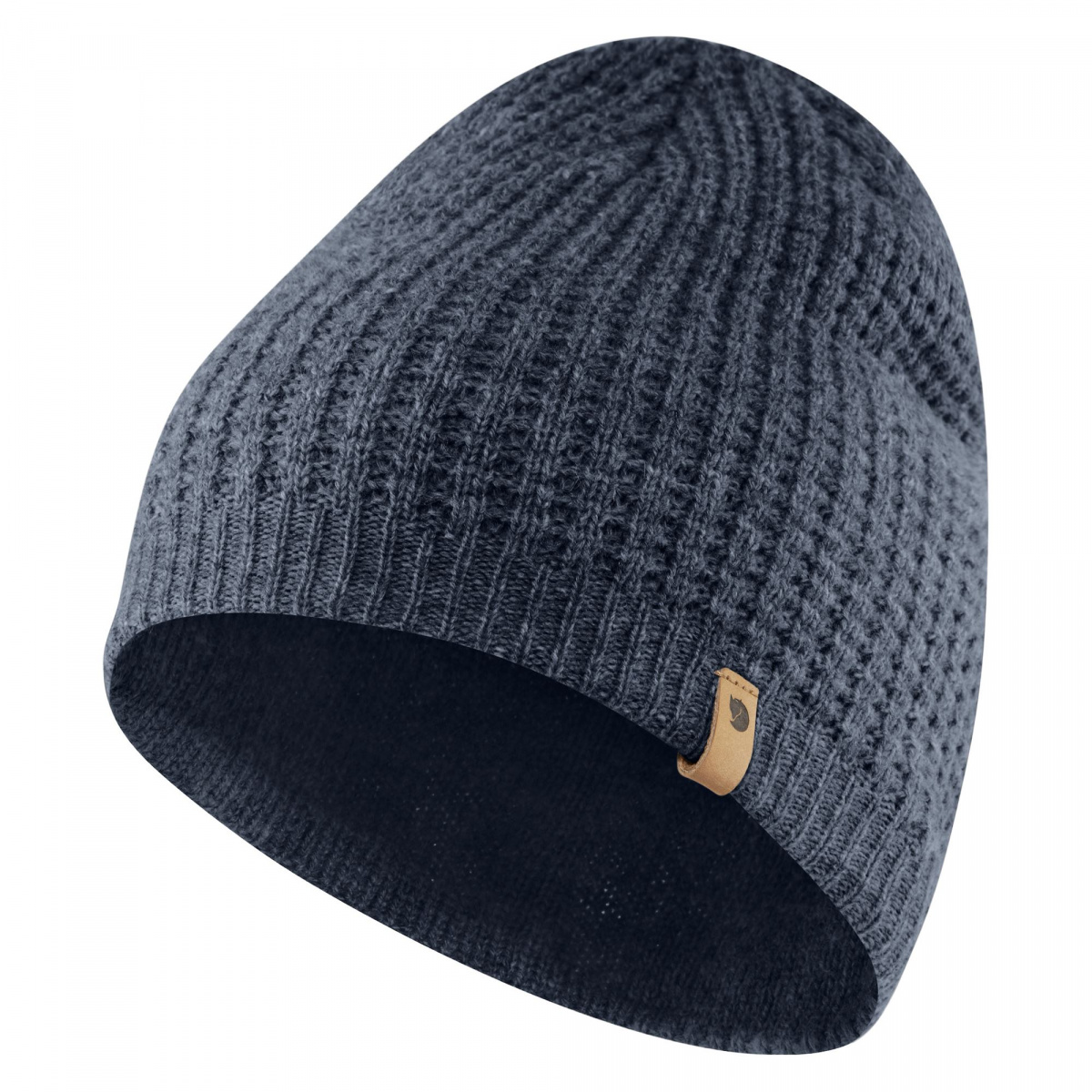 фото Шапка бини женская fjallraven structure beanie 560 navy, р 54-60