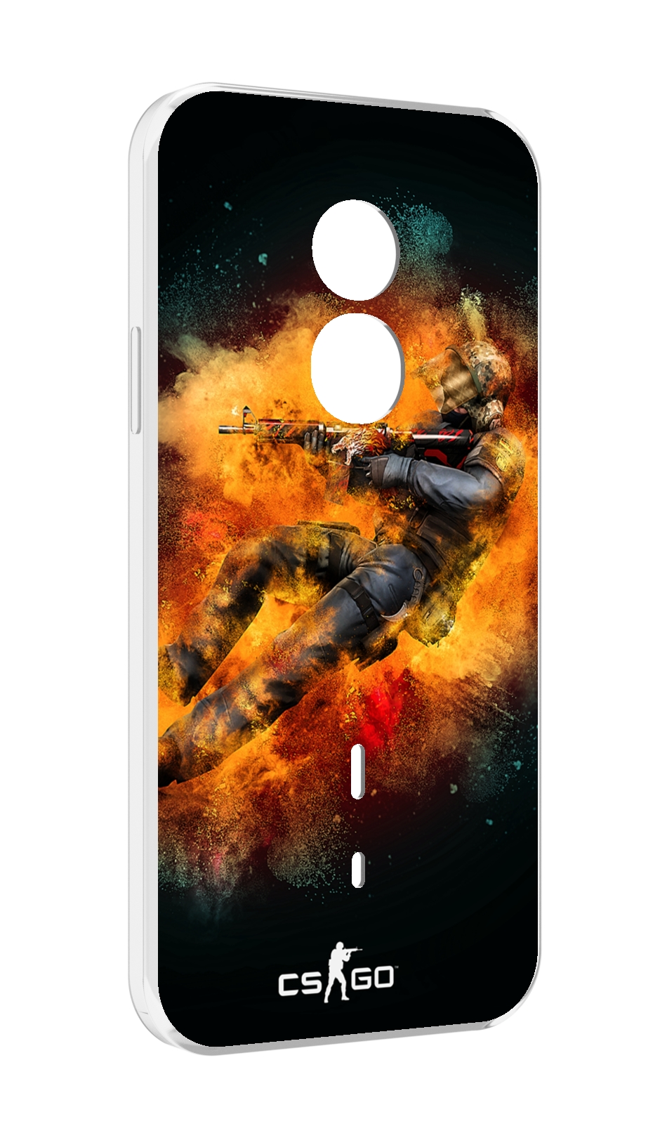 

Чехол MyPads CS-go Контр-террорист для Doogee S51, Прозрачный, Tocco