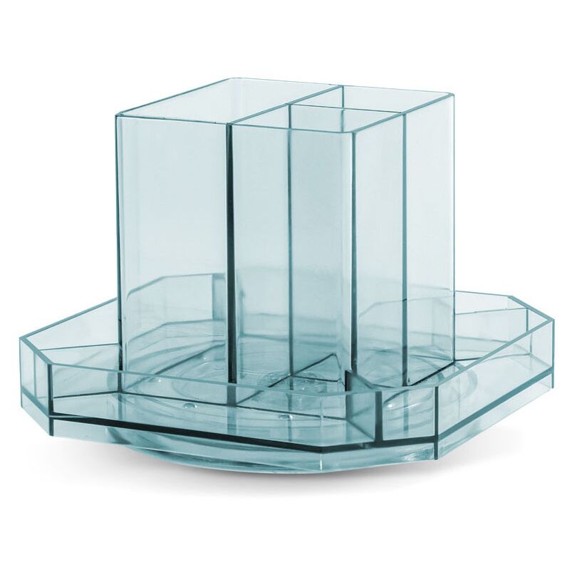 

Органайзер настольный Deli 8942BLUE 140x140x98мм синий пластик